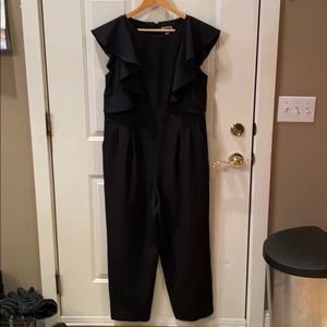 Chelsea28 black dressy romper